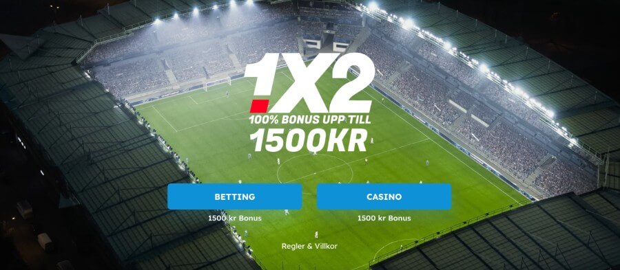 1x2 recension - Få casino bonus på upp till 1500 kronor