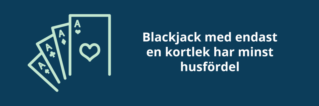 Blackjack Husfördel