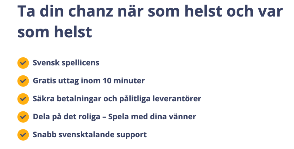 Varför välja Chanz Casino