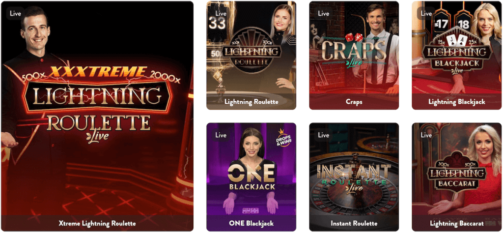 Dunder Live Casino