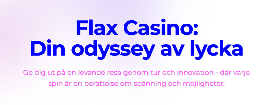Flax Casino ger spänning