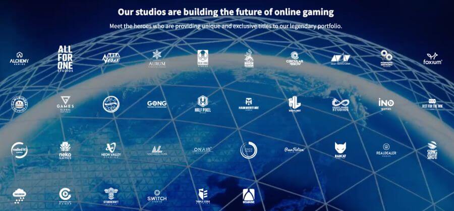 Games Global har över 50 studios