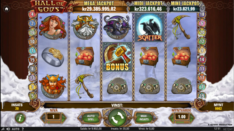 Hall of Gods slot