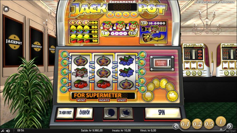 Spela Jackpot 6000 online