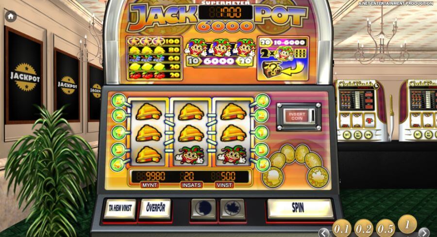 Supermeter-läget är Jackpot 6000 bonuspel