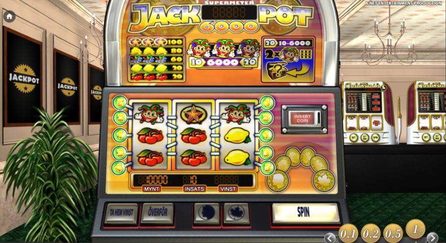 Jackpot 6000 är en klassisk slot