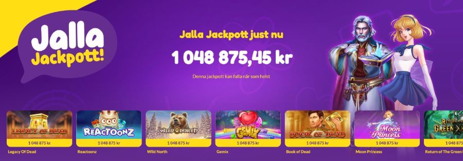 Jalla casino bonus