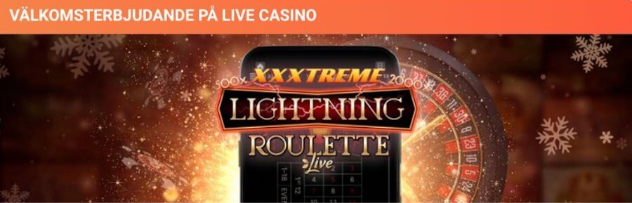 LeoVegas Live Casino bonus