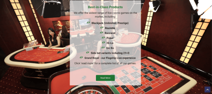 Studio Bord Live Casino