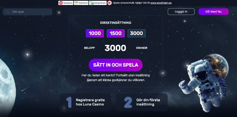 Luna Casino - ett nytt casino online