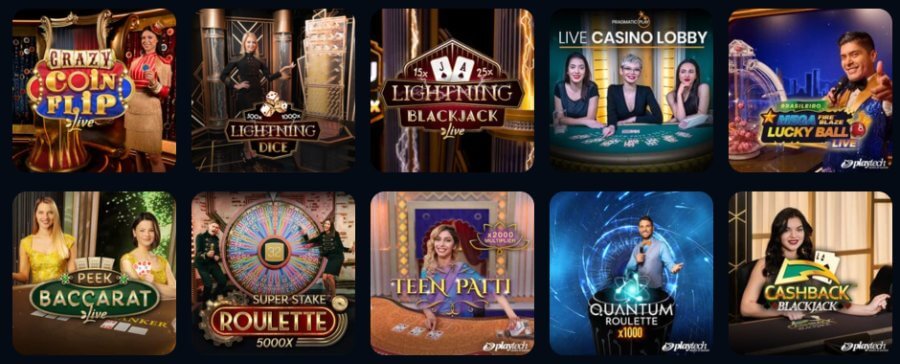Luna Live Casino spel