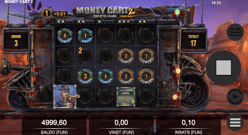 Money Cart 2:s spelbord