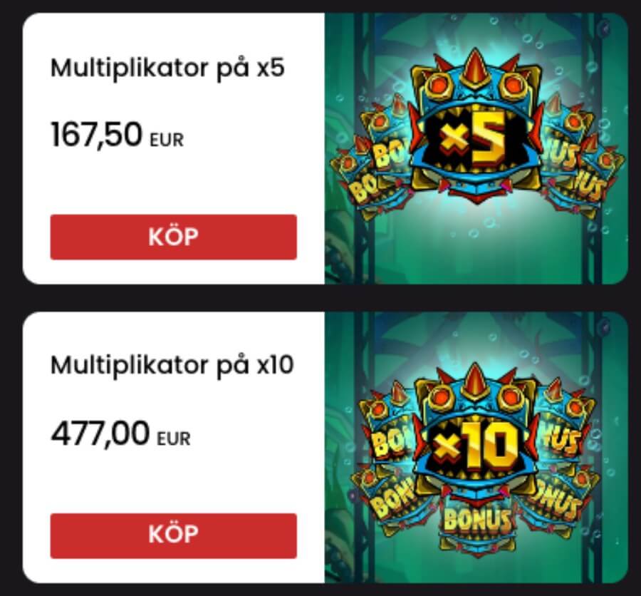 Använd Bonus Buy i Razor Ways