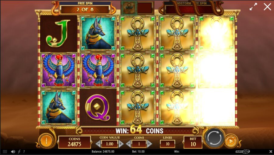 Free Spins vinst i Scales of Dead