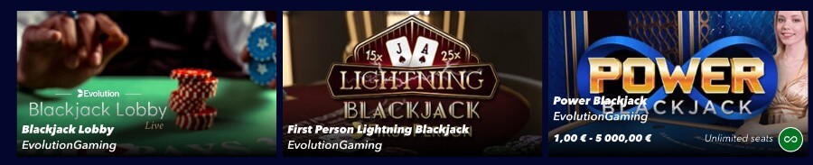 Blackjack hos Supersnabbt