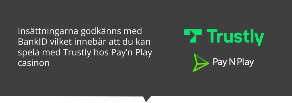 Pay n Play casino med Trustly