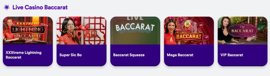 Baccarat hos Casumo