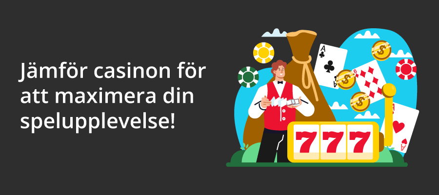 Betydelsen av att jämföra casinon innan spel