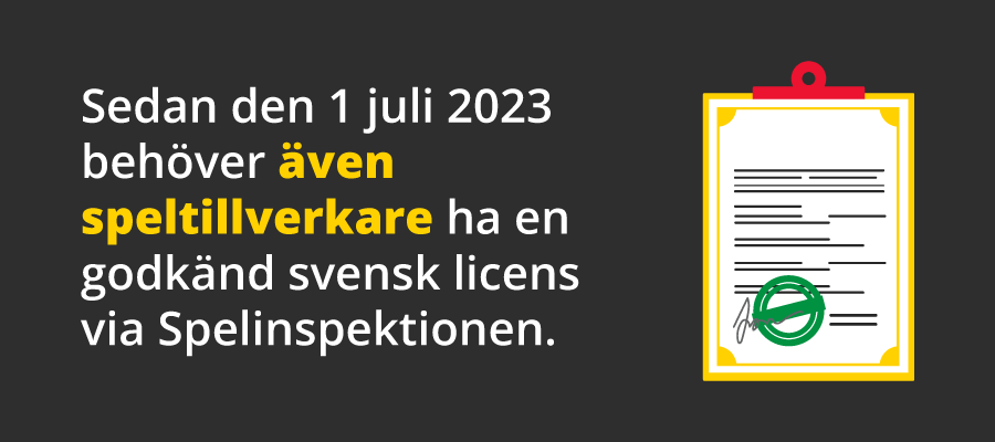 Krav på licens även för speltillverkare
